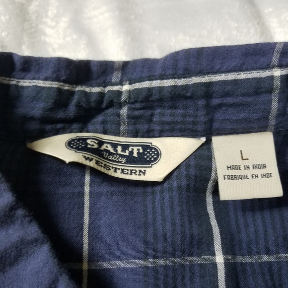 Salt Velley Mens Button Down Flannel - Picture 3 of 5